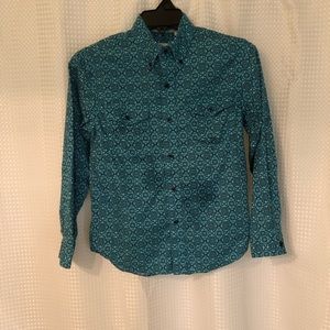 Boys Roper brand western button down shirt